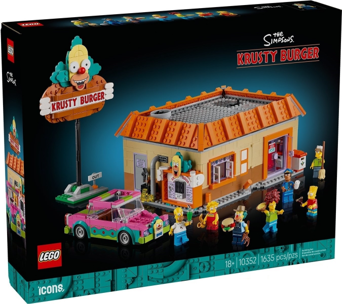 LEGO The Simpsons: Krusty Burger 10352 – Sealed UK Stock