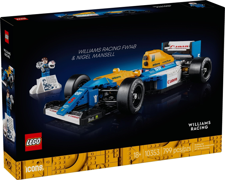 LEGO Williams Racing FW14B & Nigel Mansell 10353 – Sealed UK Stock