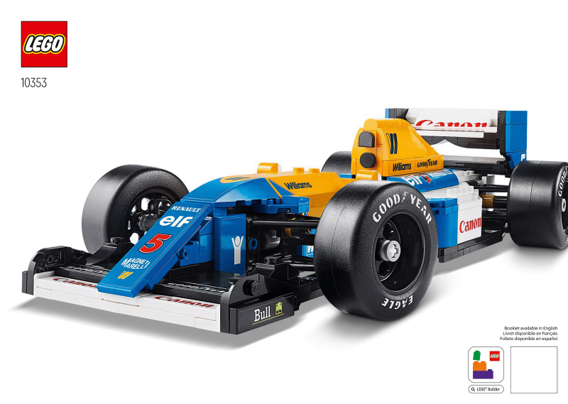 LEGO Williams Racing FW14B & Nigel Mansell 10353 – Sealed UK Stock