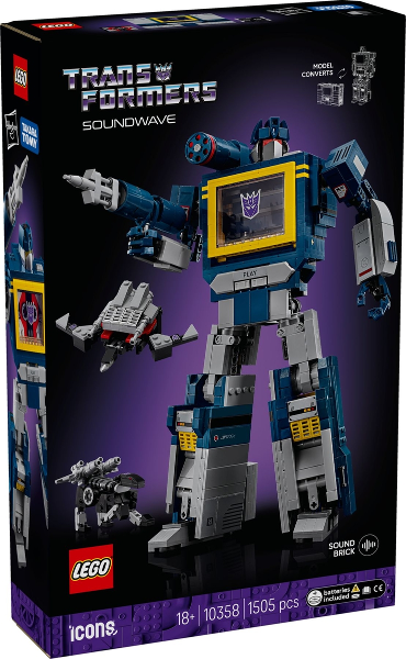LEGO Transformers: Soundwave 10358 – Sealed UK Stock