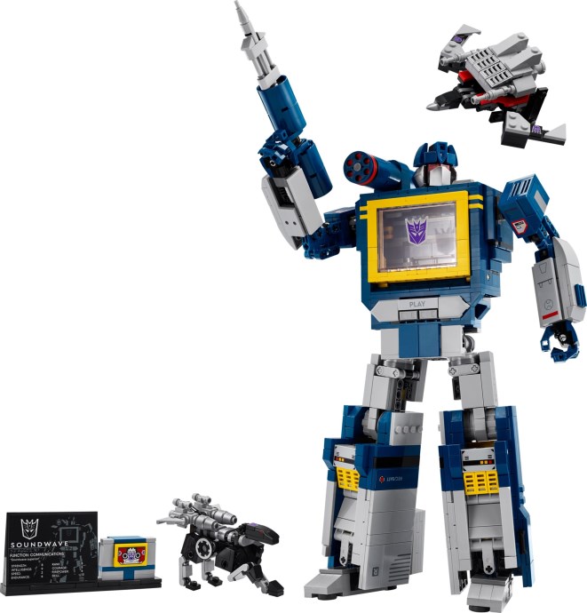 LEGO Transformers: Soundwave 10358 – Sealed UK Stock