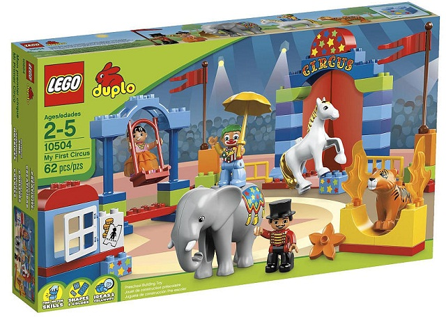 LEGO 10504 My First Circus 10504 sealed box front