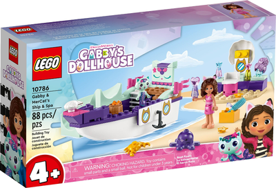 LEGO Gabby & MerCat's Ship & Spa 10786 – Retired & Sealed