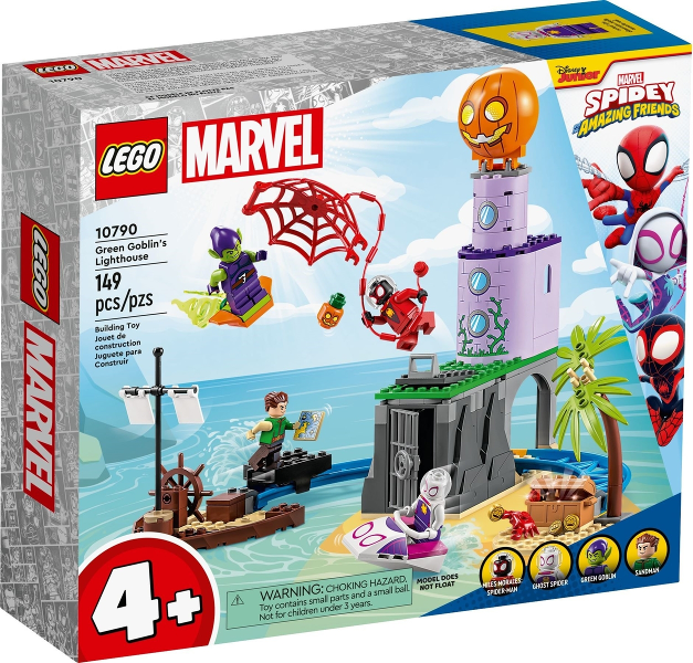 LEGO Team Spidey at Green Goblin's Lighthouse 10790 – Retired & Sealed