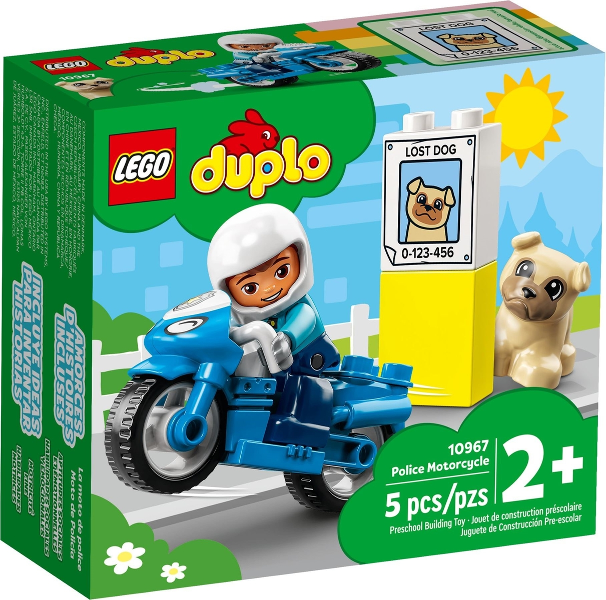 LEGO DUPLO Polizeimotorrad, Polizei 10967 – Retired & Sealed