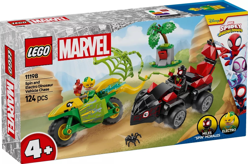 LEGO Spin and Electro Dinosaur Vehicle Chase 11198 – Sealed UK Stock