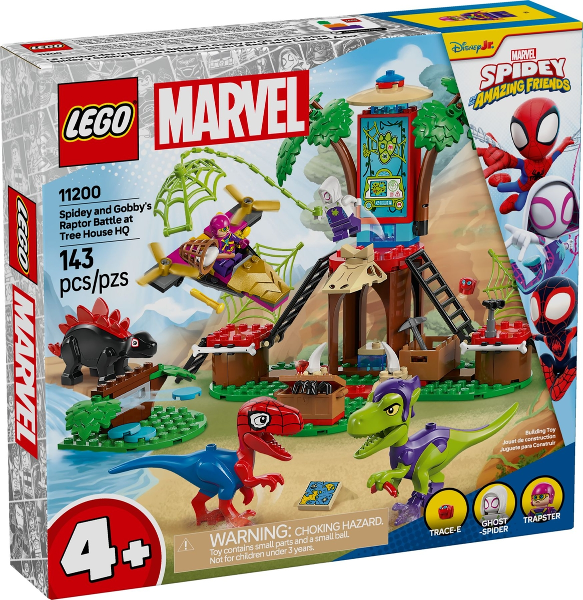 LEGO Spidey and Gobby's Raptor Battle at Tree House HQ 11200 – Sealed UK Stock