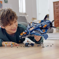 LEGO 76126 Marvel Avengers Ultimate Quinjet Plane, Super 76126 sealed box view 3