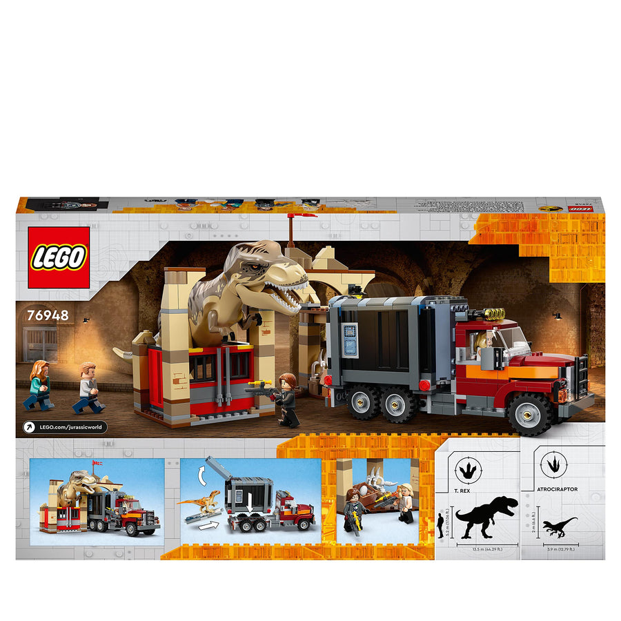 LEGO Jurassic World T. rex & Atrociraptor Dinosaur 76948 – Retired & Sealed
