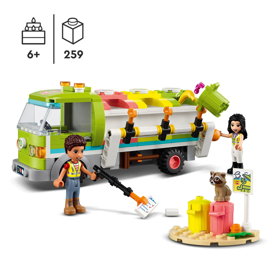 LEGO Friends Recycling Truck Toy with Garbage Sorting 41712 – Retired & Sealed