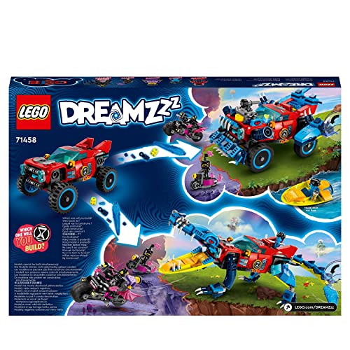 LEGO DREAMZzz Crocodile Car Toy 2in1 Set, Build a 71458 – Retired & Sealed