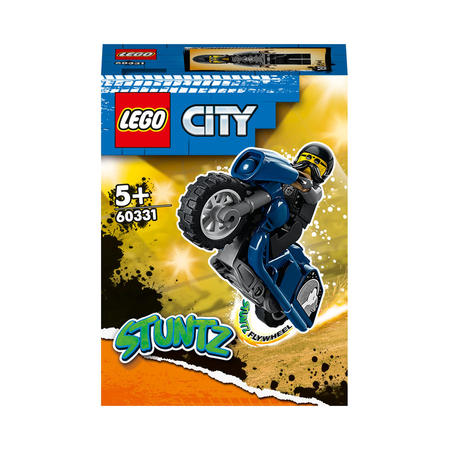 LEGO City Stuntz La Moto de Cascade du Biker, Jouet de 60331 – Retired & Sealed