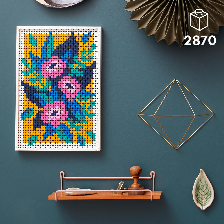 LEGO Art Blumenkunst, 3-in-1 Blumen Dekorationsset, 31207 – Retired & Sealed