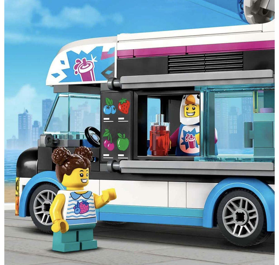 LEGO City Penguin Slushy Van, Truck Toy for 5 Plus 60384 – Retired & Sealed