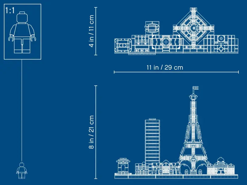 LEGO Architecture Paris Skyline 21044 – Retired & Sealed