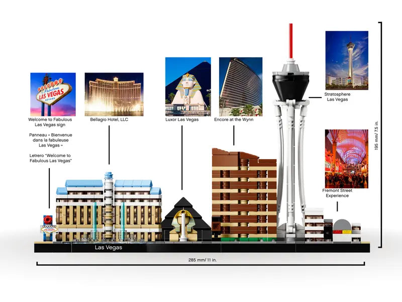 LEGO Architecture Las Vegas 21047 – Retired & Sealed