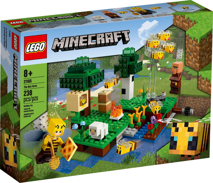 LEGO Minecraft The Bee Farm Village Toy 21165 – Retired & Sealed