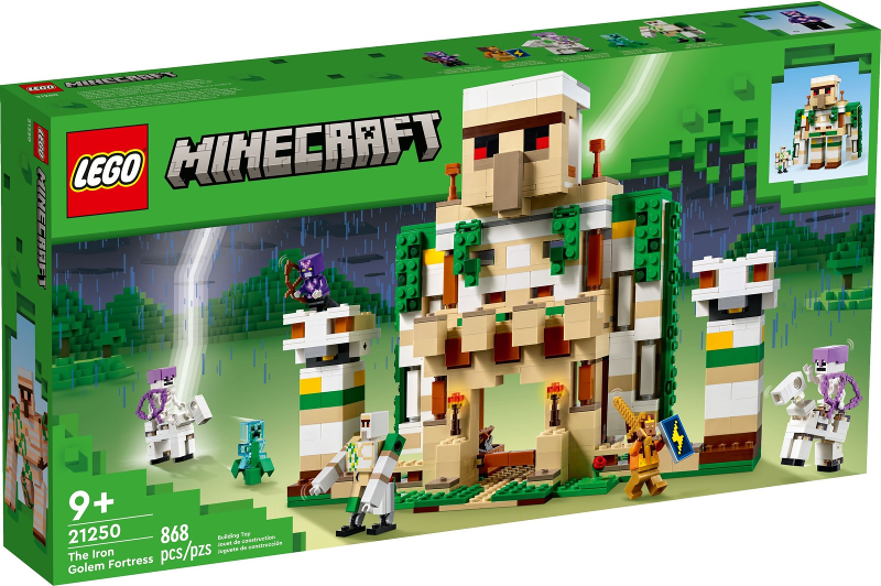 LEGO 21250 The Iron Golem Fortress 21250 sealed box front