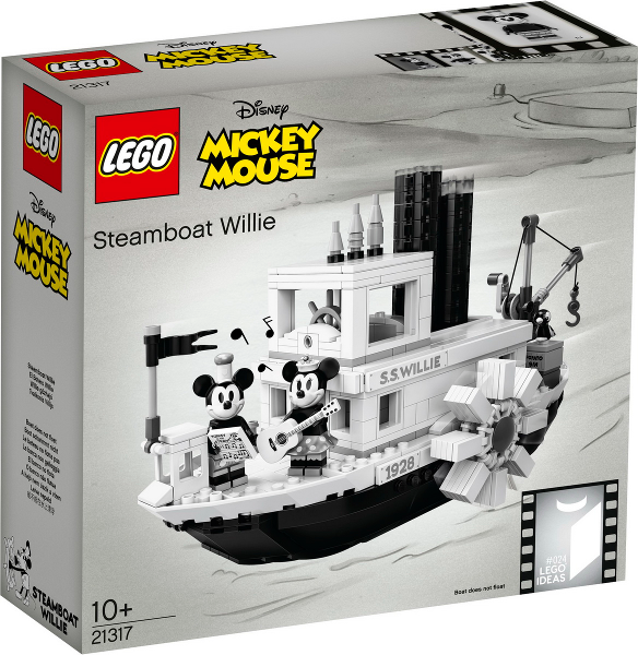LEGO Steamboat Willie 21317 – Retired & Sealed