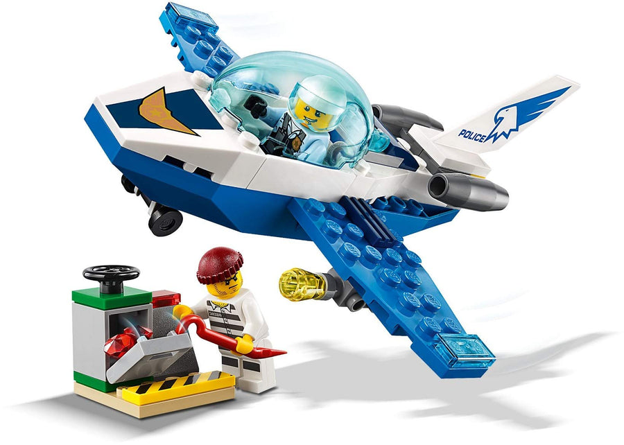 LEGO City Police Sky Police Jet Patrol Aeroplane Toy, 60206 – Retired & Sealed