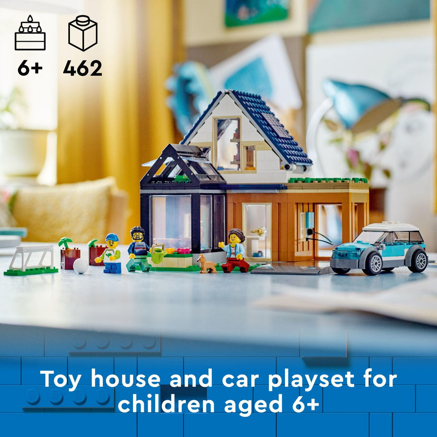 LEGO City Family House and Electric Car 60398 – Retired & Sealed