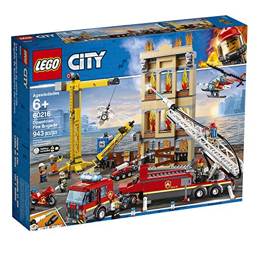 LEGO City Fire Brigade Downtown Fire Brigade light & 60216 – Retired & Sealed