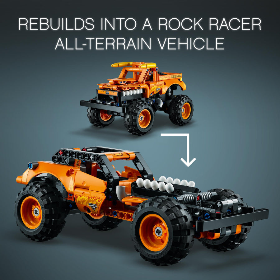 LEGO Technic Monster Jam El Toro Loco 2 in 1 Pull Back 42135 – Retired & Sealed