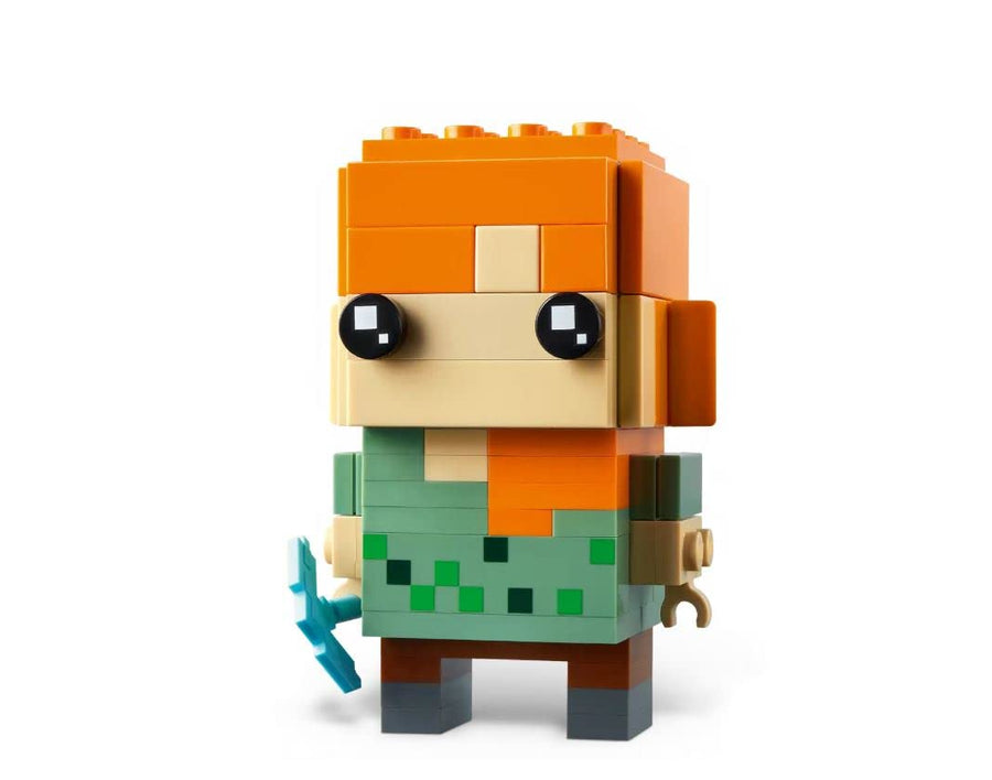 LEGO BrickHeadz Minecraft Alex With Diamond Pickaxe 40624 – Retired & Sealed