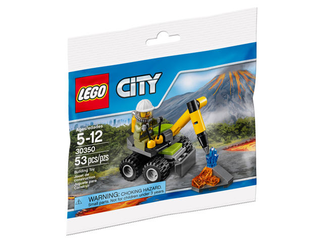 LEGO Volcano Jackhammer 30350 – Retired & Sealed