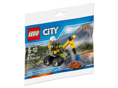 LEGO Volcano Jackhammer 30350 – Retired & Sealed