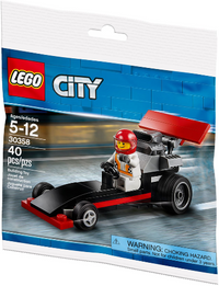 LEGO 30358 City Dragster Racer Promo 30358 sealed box front