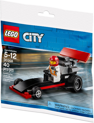 LEGO City Dragster Racer Promo 30358 – Retired & Sealed