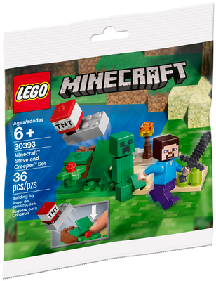 LEGO Steve and Creeper 30393 – Retired & Sealed