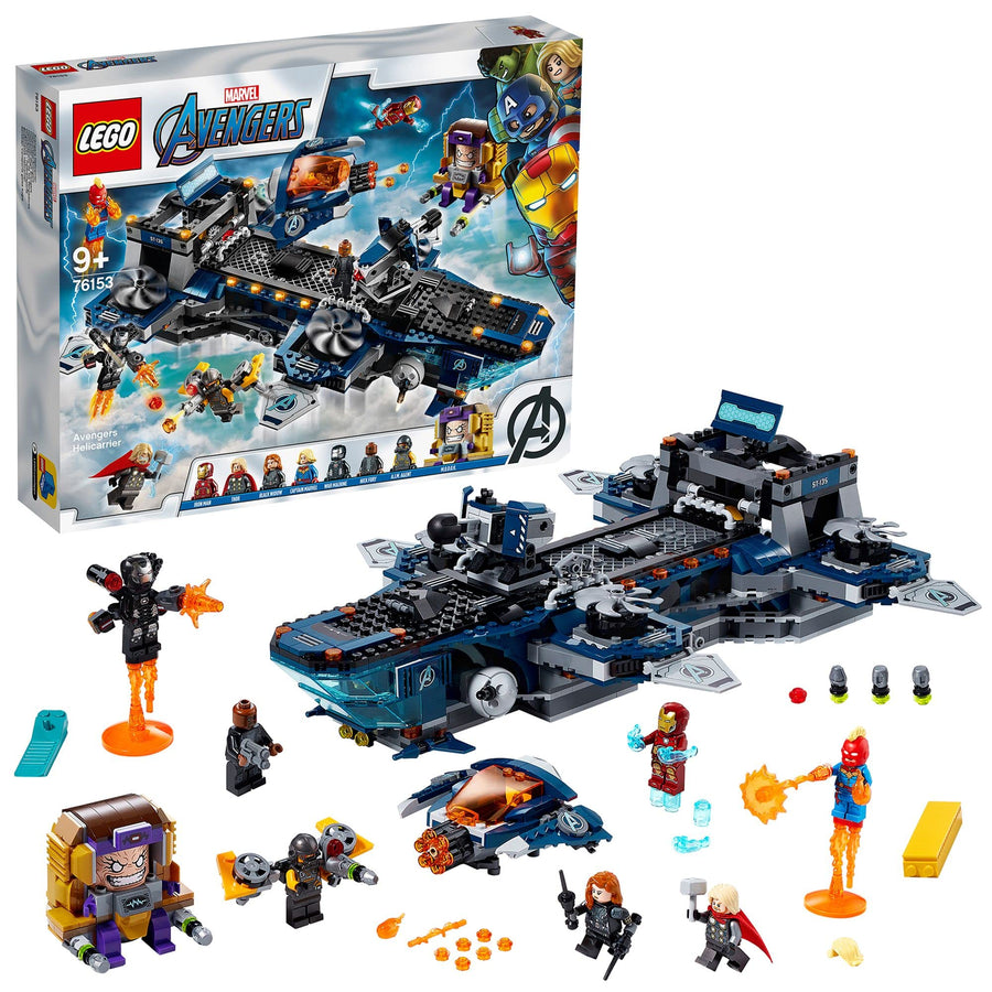 LEGO Marvel Avengers Helicarrier Toy with Iron Man, 76153 – Retired & Sealed