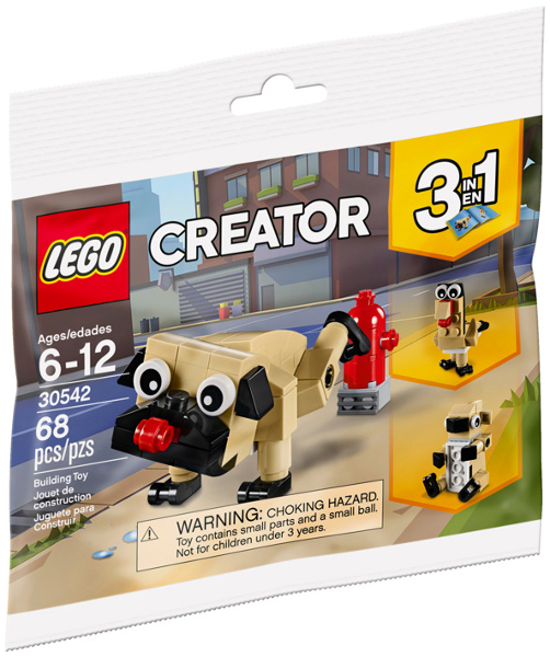 LEGO Cute Pug 30542 – Retired & Sealed