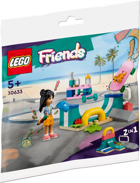 LEGO Friends Skateboard Ramp 30633 – Retired & Sealed