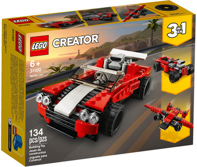 LEGO Creator 3in1 Sports Car - Hot Rod - Plane 31100 – Retired & Sealed