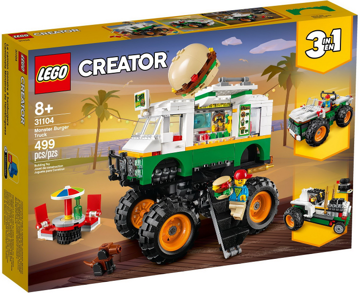 LEGO 31104 Monster Burger Truck 31104 sealed box front