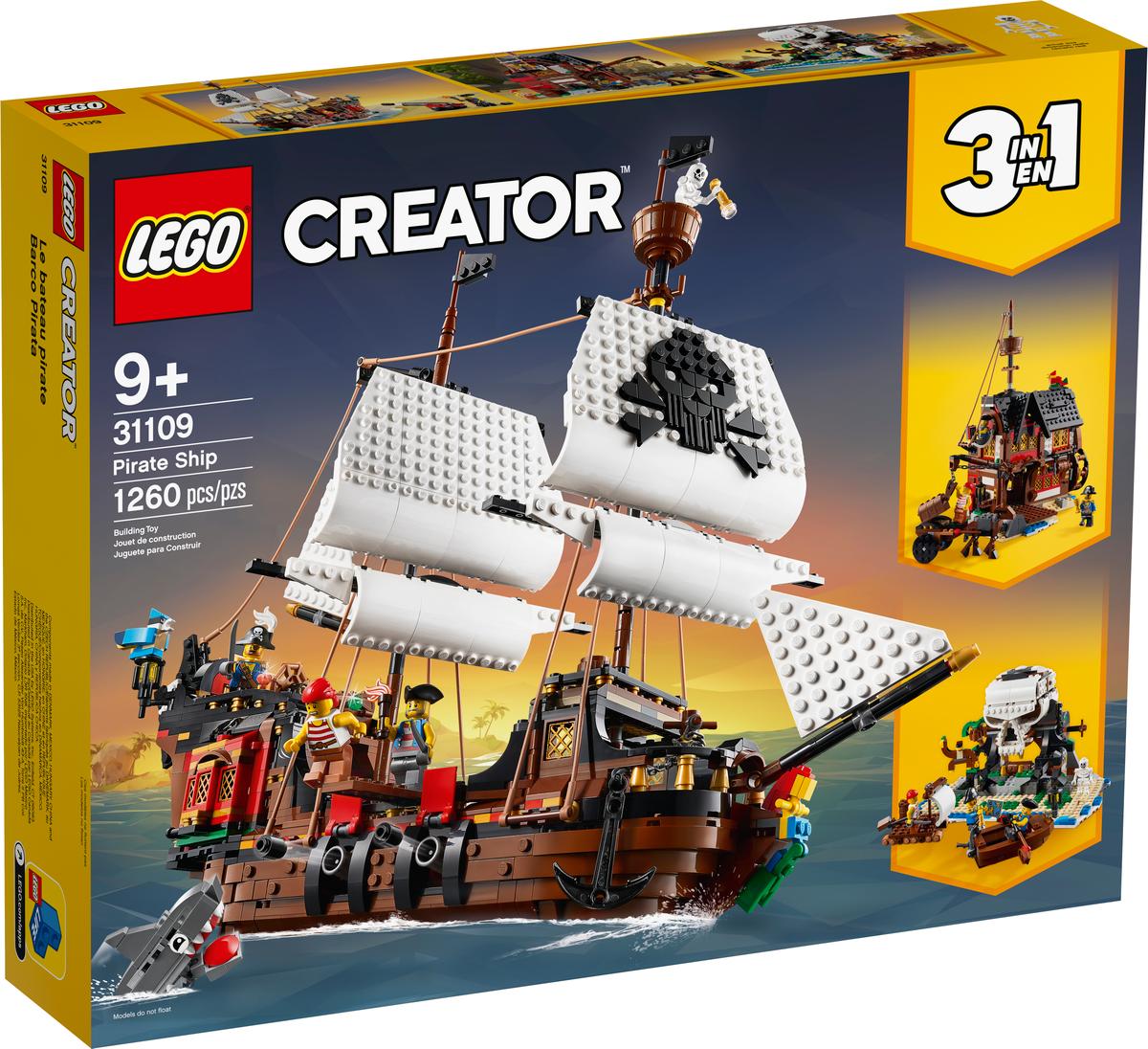 LEGO 31109 Creator - Pirate Ship (31109) sealed box front