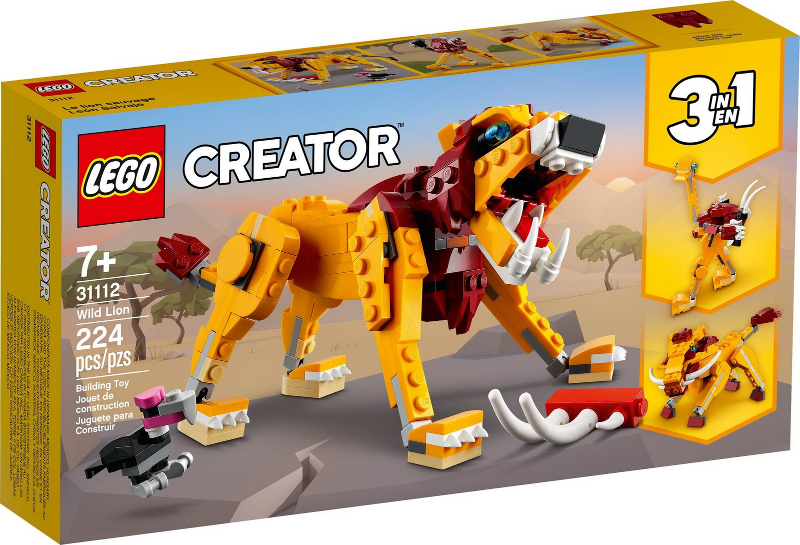LEGO Wild Lion 31112 – Retired & Sealed