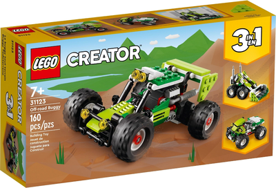 LEGO Creator 3in1 Off-road Buggy to Skid Loader Digger 31123 – Retired & Sealed
