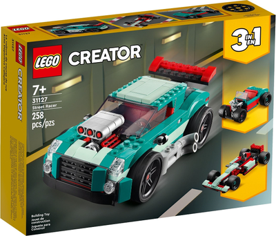 LEGO Creator 3in1 Street Racer: Race Car Toy to Muscle 31127 – Retired & Sealed