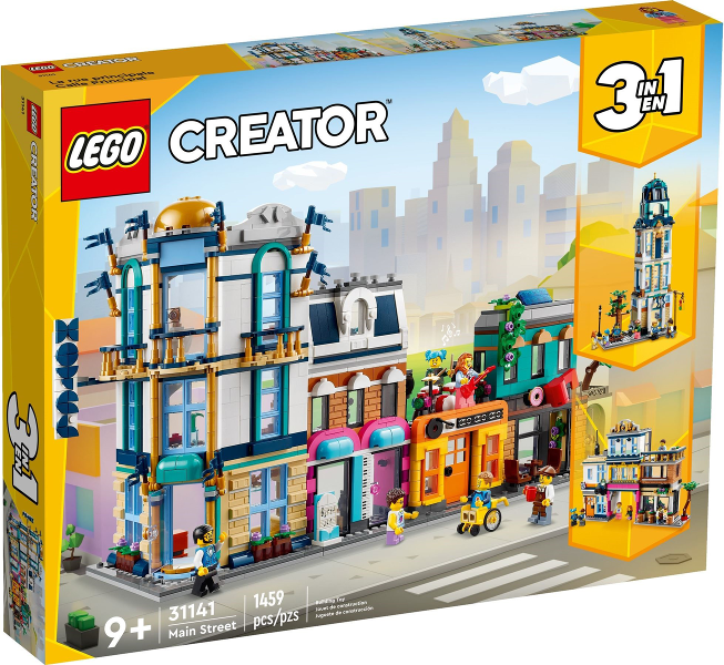 LEGO Creator 3in1 Main Street to Art Deco Skyscraper 31141 – Retired & Sealed