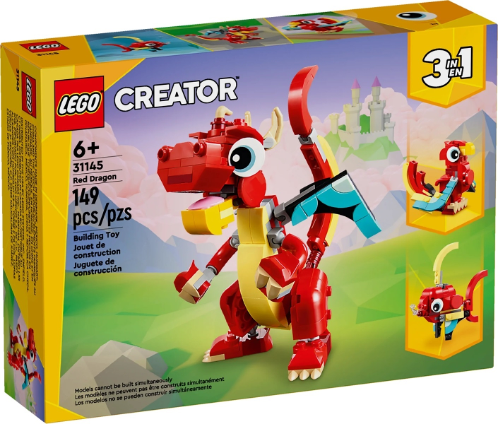 LEGO Red Dragon 31145 – Sealed UK Stock