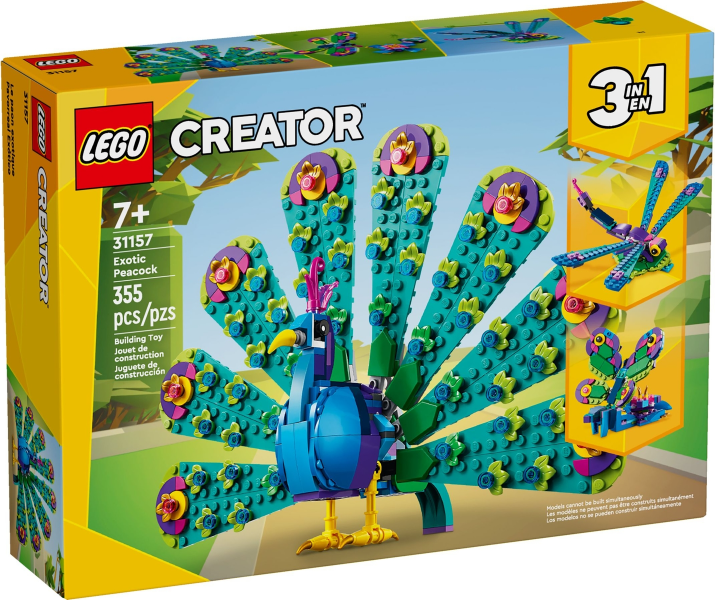 LEGO Exotic Peacock 31157 – Sealed UK Stock