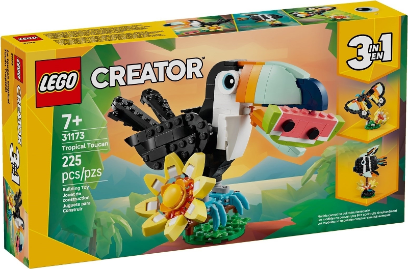 LEGO Wild Animals: Tropical Toucan 31173 – Sealed UK Stock
