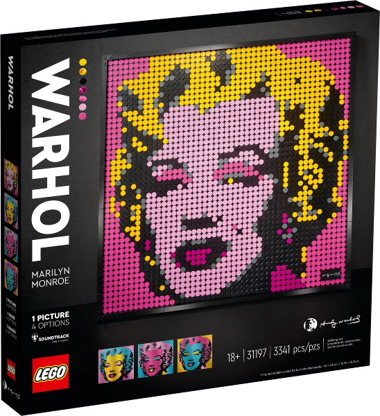 LEGO Art Andy Warhol's Marilyn Monroe 31197 – Retired & Sealed