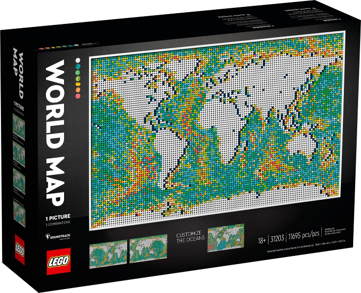 LEGO World Map 31203 – Retired & Sealed