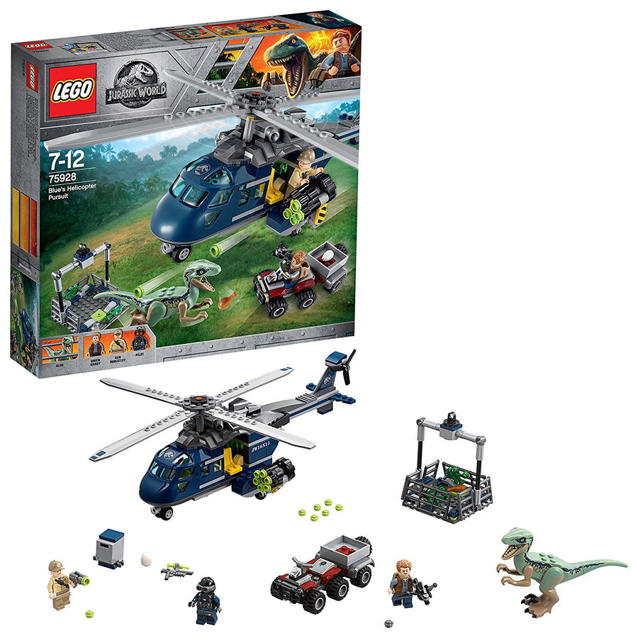 LEGO Jurassic World Blue's Helicopter Chase Cool 75928 – Retired & Sealed