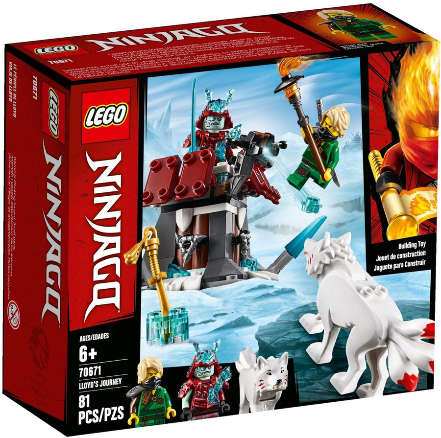LEGO NINJAGO Lloyd’s Journey Set with 2 Minifigures 70671 – Retired & Sealed